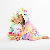 Rainbow Unicorn One piece Pajamas Set