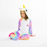 Rainbow Unicorn One piece Pajamas Set