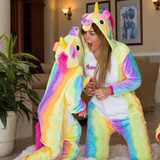 Rainbow Unicorn One piece Pajamas Set