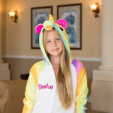 Rainbow Unicorn One piece Pajamas Set