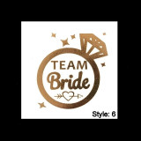 Bachelorette Party Bride to Be Temporary Tattoos