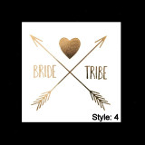 Bachelorette Party Bride to Be Temporary Tattoos