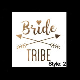 Bachelorette Party Bride to Be Temporary Tattoos