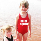 BRIDE SQUAD Custom One Piece Swimsuits