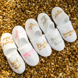 Waffled Personalized Slippers