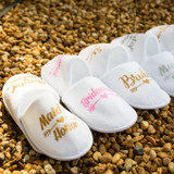 Waffled Personalized Slippers