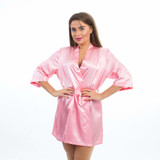 Satin Personalized monogrammed Bride and Bridesmaid robes satin