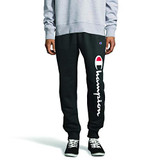Champion Men's Graphic Powerblend Fleece Jogger, Black, Medium