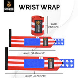 DMoose Fitness Wrist Wraps - Premium Quality, Strong Fastening Straps, Thumb Loops - Maximize Your Weightlifting, Powerlifting, Bodybuilding, Strength Training & Crossfit ...