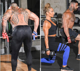 DMoose Fitness Lifting Straps for Weightlifting, Crossfit, or Powerlifting with Soft Neoprene Padded Wrist Support for Max Grip Strength, Deadlifts and Barbell Stability