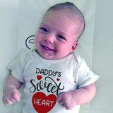Daddy'S Sweet Heart Onesie Daddy'S Sweet Heart Onesie