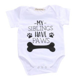 Siblings Have Paws Onesie