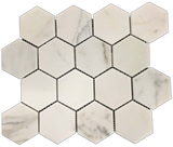 CALACATTA HEXAGON MOSAIC