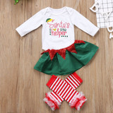 Santa Little Helper Baby Outfit