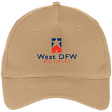 West DFW REI Five Panel Twill Cap
