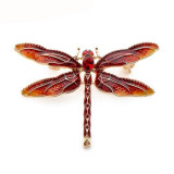 Enamel Dragonfly Insects Brooches