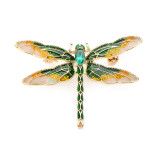 Enamel Dragonfly Insects Brooches