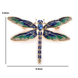 Enamel Dragonfly Insects Brooches