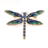Enamel Dragonfly Insects Brooches