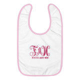 Embroidered Baby Bib
