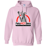 Pets Not Bets Red Arch Pullover Hoodie