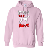 Pets Not Bets Red and White Pullover Hoodie
