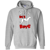 Pets Not Bets Red and White Pullover Hoodie