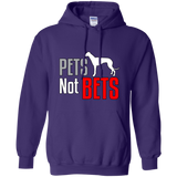 Pets Not Bets Standing Greyhound Pullover Hoodie