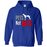 Pets Not Bets Standing Greyhound Pullover Hoodie