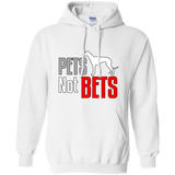 Pets Not Bets Standing Greyhound Pullover Hoodie