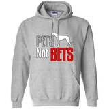 Pets Not Bets Standing Greyhound Pullover Hoodie