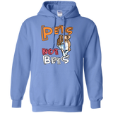 Pets Not Bets Cartoon Pullover Hoodie