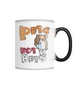 Pets Not Bets Cartoon Color Changing Mug