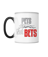 Pets Not Bets Running Greyhound Color Changing Mug