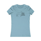 Greyhound Rescue T-Shirt with Grey Lives Matter Dog Logo