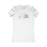 Greyhound Rescue T-Shirt with Grey Lives Matter Dog Logo