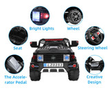 12V Police Car / Black (Aged 3-7 Years)