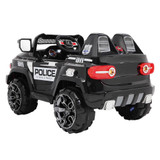 12V Police Car / Black (Aged 3-7 Years)