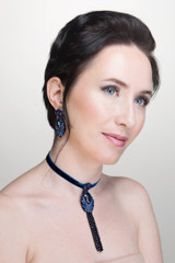 Drop Earrings with Swarovski fancy stones