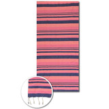 Fluorescente sunset beach towel