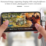 Two-in-One Dual Ports Headphone and Charging Adapter for IPhones