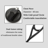 Professional Cardiology Stethoscope Medical Doctor Heart Stethoscope Doctor Medical Stethoscope Student Medical Equipment Device