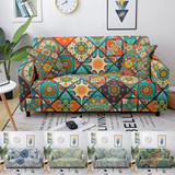 Mandala Sofa Slipcovers Elastic Sofa Covers for Living Room Couch Cover Stretch Sectional Corner Sofa Covers 1/2/3/4 Seaters