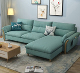 Home Furniture Leisure Sectional Detachable Modern European Small Apartment Living Room Sofa Set