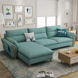 Home Furniture Leisure Sectional Detachable Modern European Small Apartment Living Room Sofa Set
