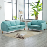 Nordic Style 1-3 Sofa Couch Set Bed Sectional Furniture Modern European Style Fabric Living Room Sofa Set