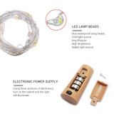 Wine Bottle Lights With Cork Copper Wire Battery Powered LED Garland Colorful Fairy Lights String For Party Wedding Decoration