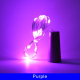 LED Wine Bottle Lights With Cork Copper Wire Battery Powered Garland Colorful Fairy Lights String For Party Wedding Decor