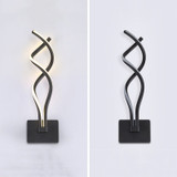 Modern LED Wall Lamp Living Room Bedroom Bedside Lamp Black White Modern LED Wall Lamp Living Room Bedroom Bedside Lamp Black White