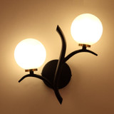 Nordic Metal LED Wall Lamp Glass Ball Postmodern Golden Wall Lamp Nordic Metal LED Wall Lamp Glass Ball Postmodern Golden Wall Lamp
